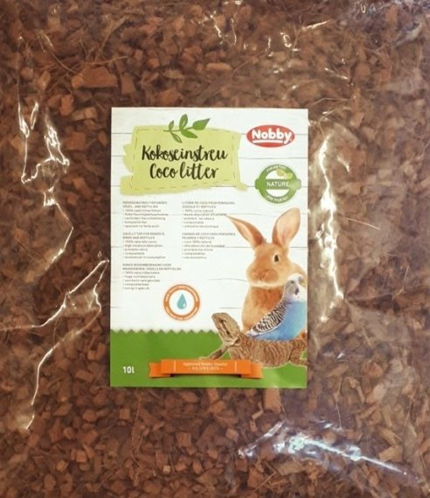 Nobby kokosové chipsy hrubé - podestýlka 10l
