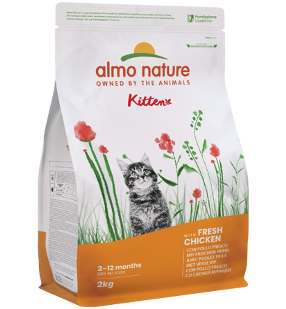 Almo Nature Kitten -  pro koťata s čerstvým kuřetem 2kg