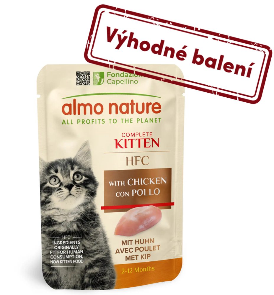 Almo Nature HFC Kitten - s kuřecím 24x55g