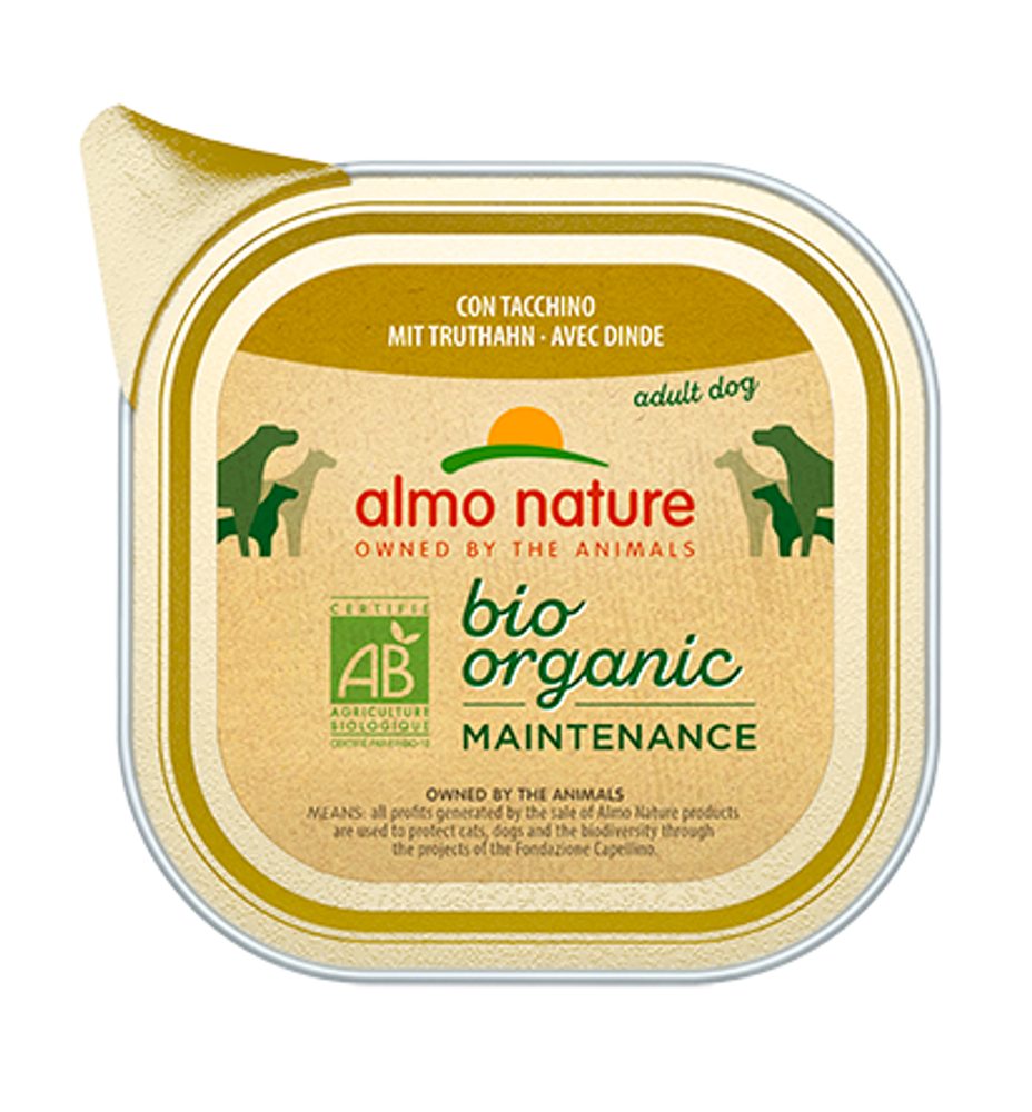 Almo Nature Daily Menu Bio WET DOG - s krůtou 100g