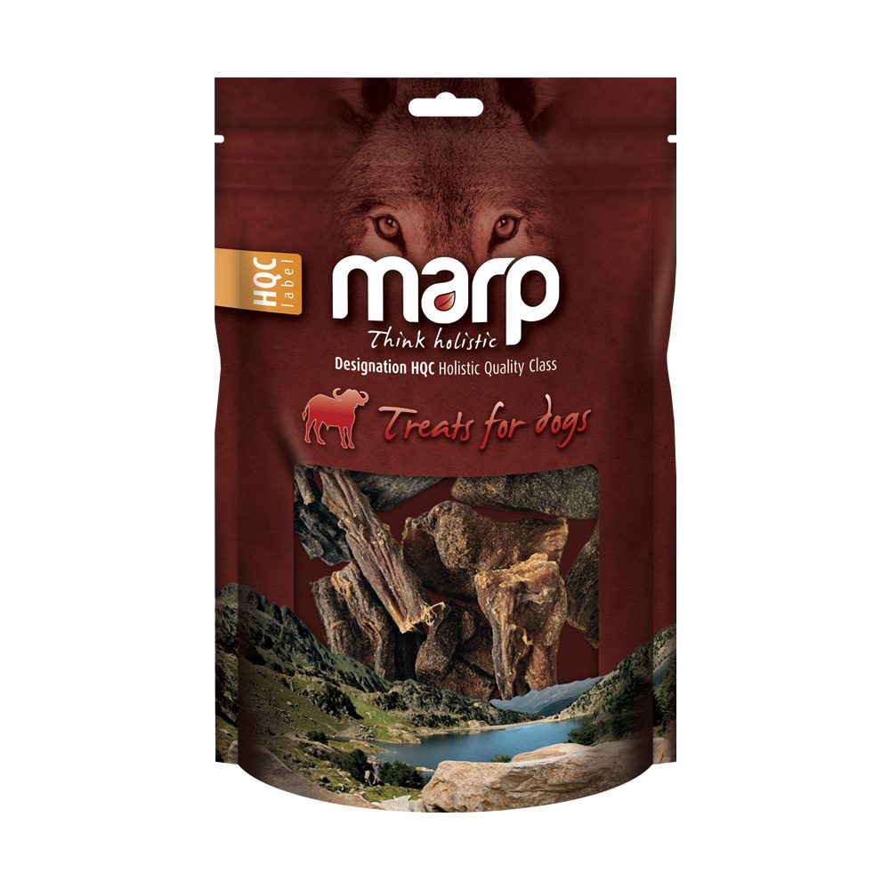 Marp Holistic Marp Treats Buffalo Liver - sušená játra kousky 200g EXP 7/25 SLEVA 30%