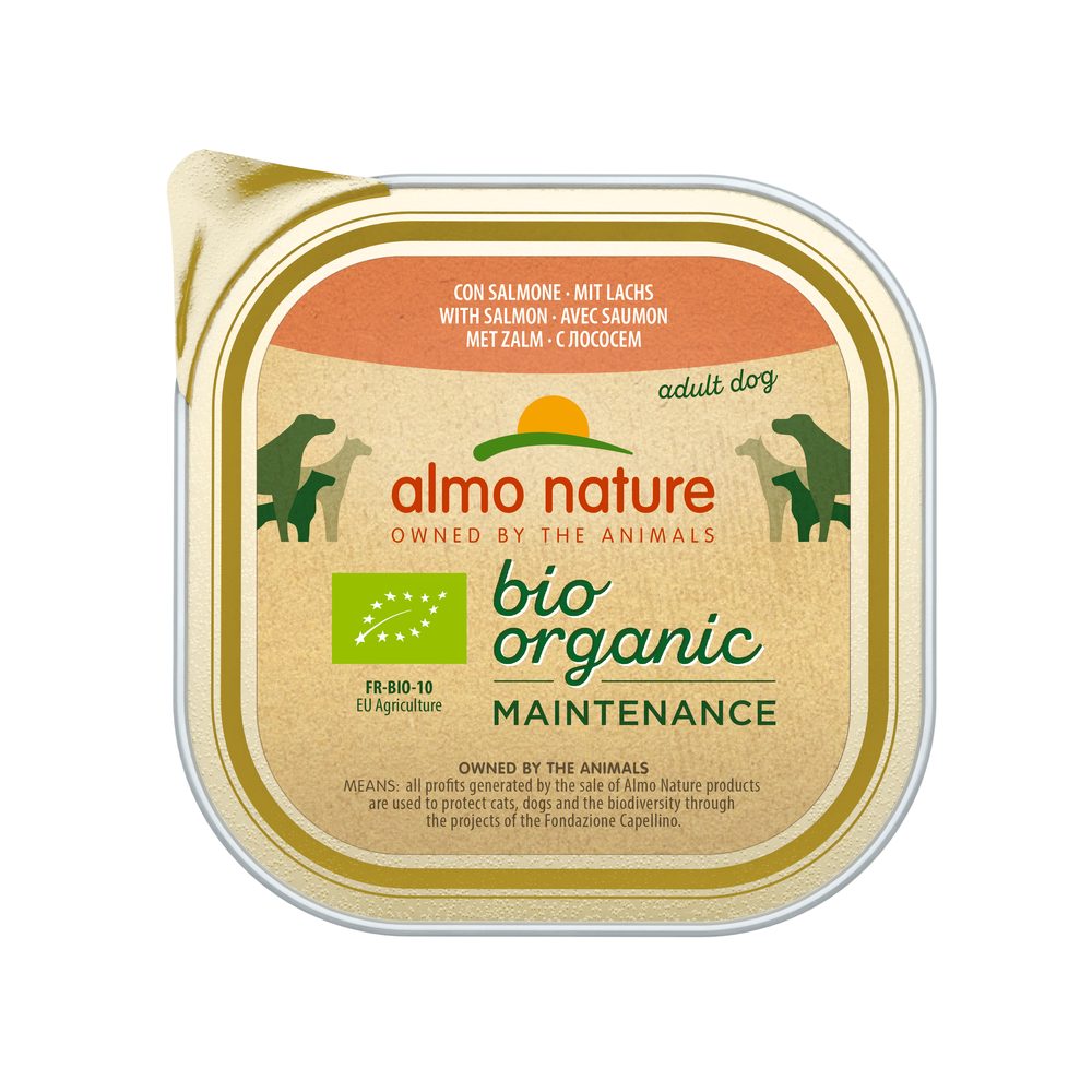 Almo Nature Daily Menu Bio WET DOG - s lososem 100g