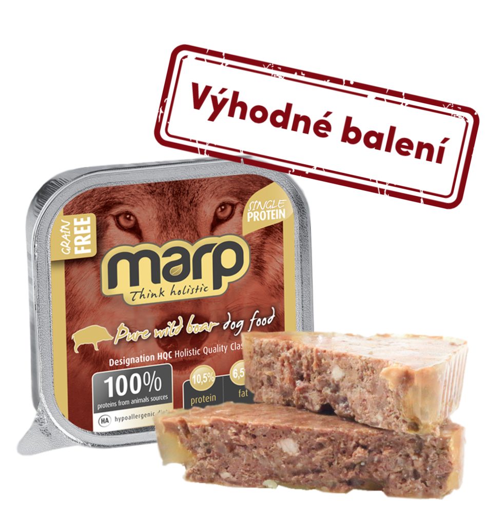 Marp Holistic Marp Wild Boar vanička pro psy s divočákem 16x100g