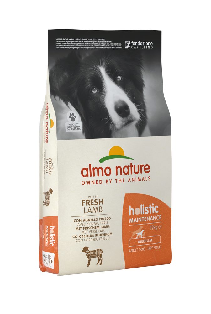 Almo Nature Holistic Maintenance M - Jehně a rýže 12kg POŠK. OBAL SLEVA 20%
