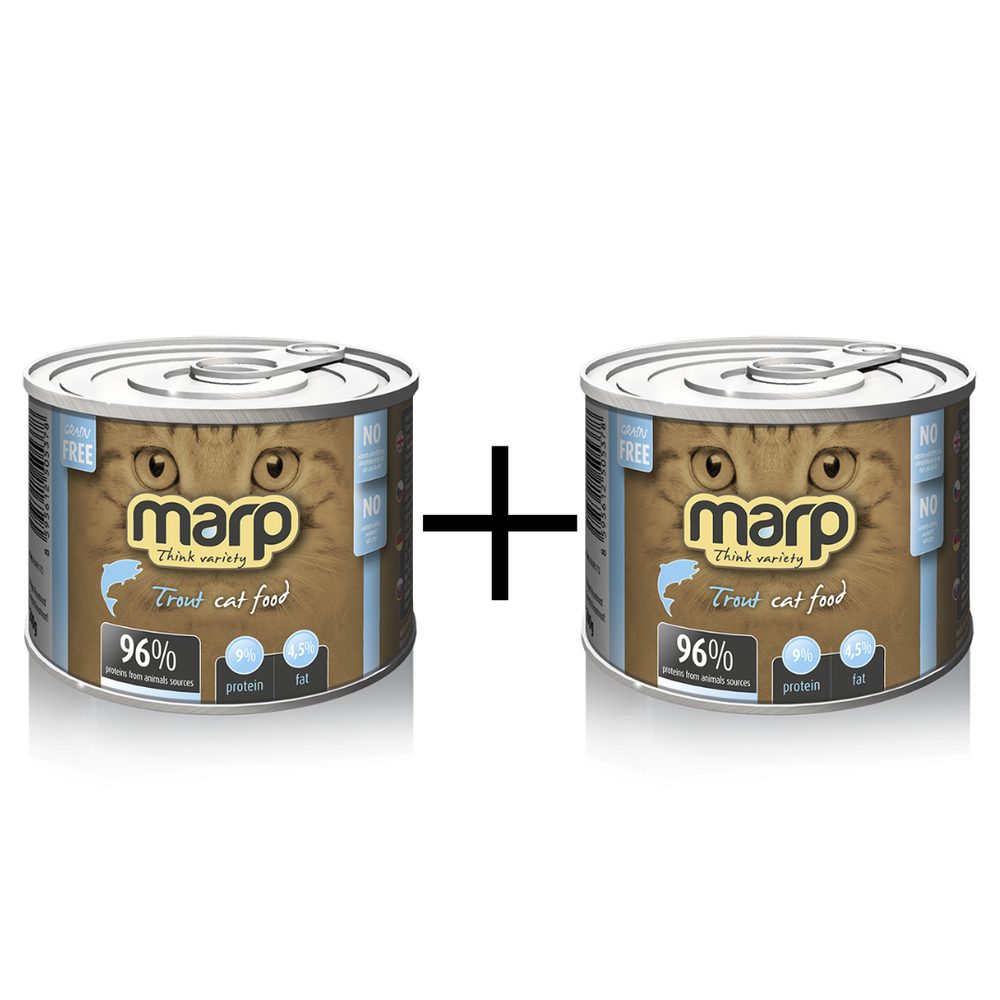 Marp Variety Trout CAT konzerva pro kočky se pstruhem 200g EXP 05/2024 1+1 ZDARMA