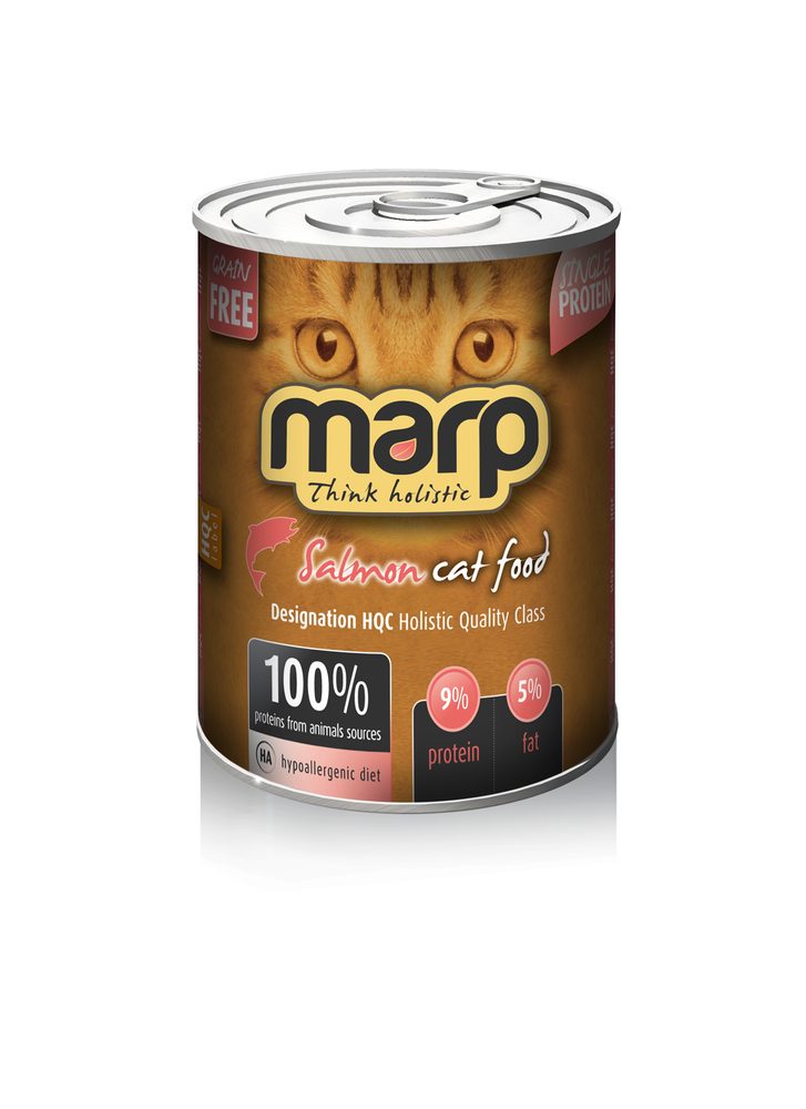 Marp Holistic Marp Salmon konzerva pro kočky s lososem 370g EXP 02/2025 SLEVA 50%