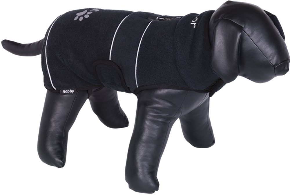 Nobby TENIA fleece reflexní mikina pro psa černá 36cm
