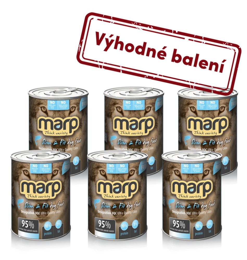 Marp Variety Slim and Fit konzerva pro psy 6x400g