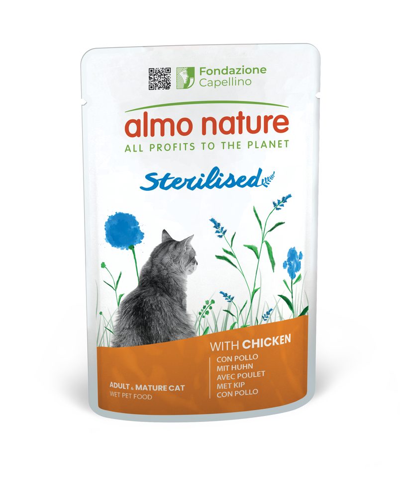 Almo Nature Holistic Sterilised s kuřetem 70g