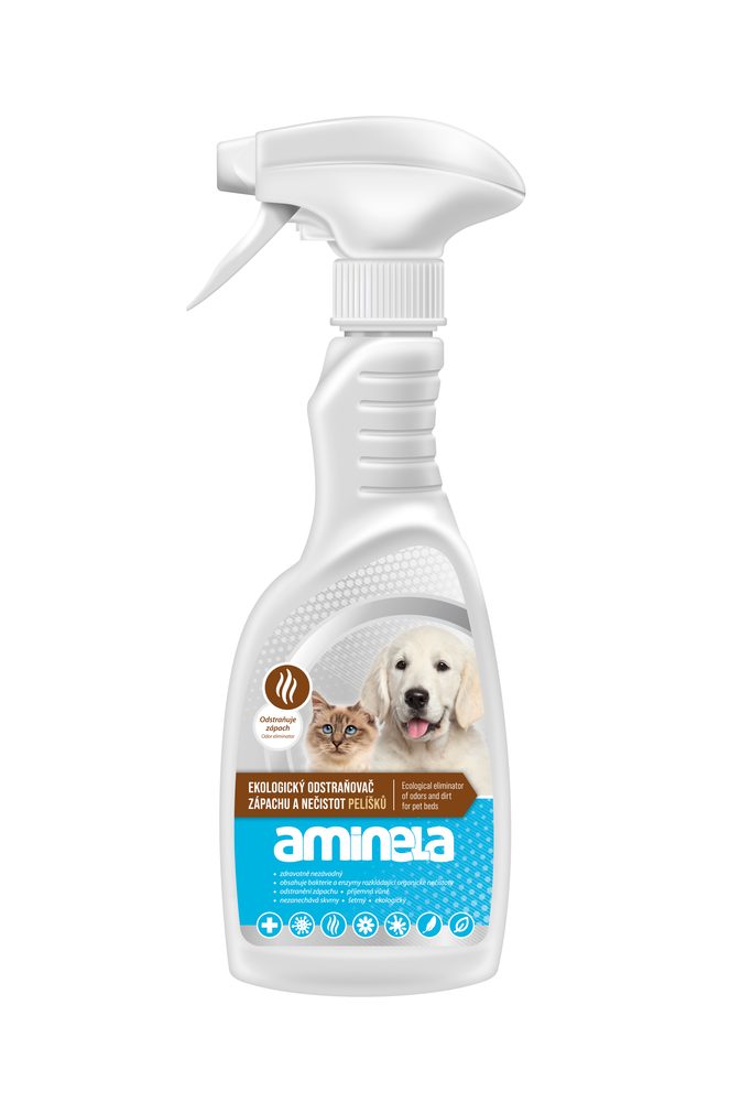 Aminela Clean	Ekologický odstraňovač zápachu pelíšků 500ml