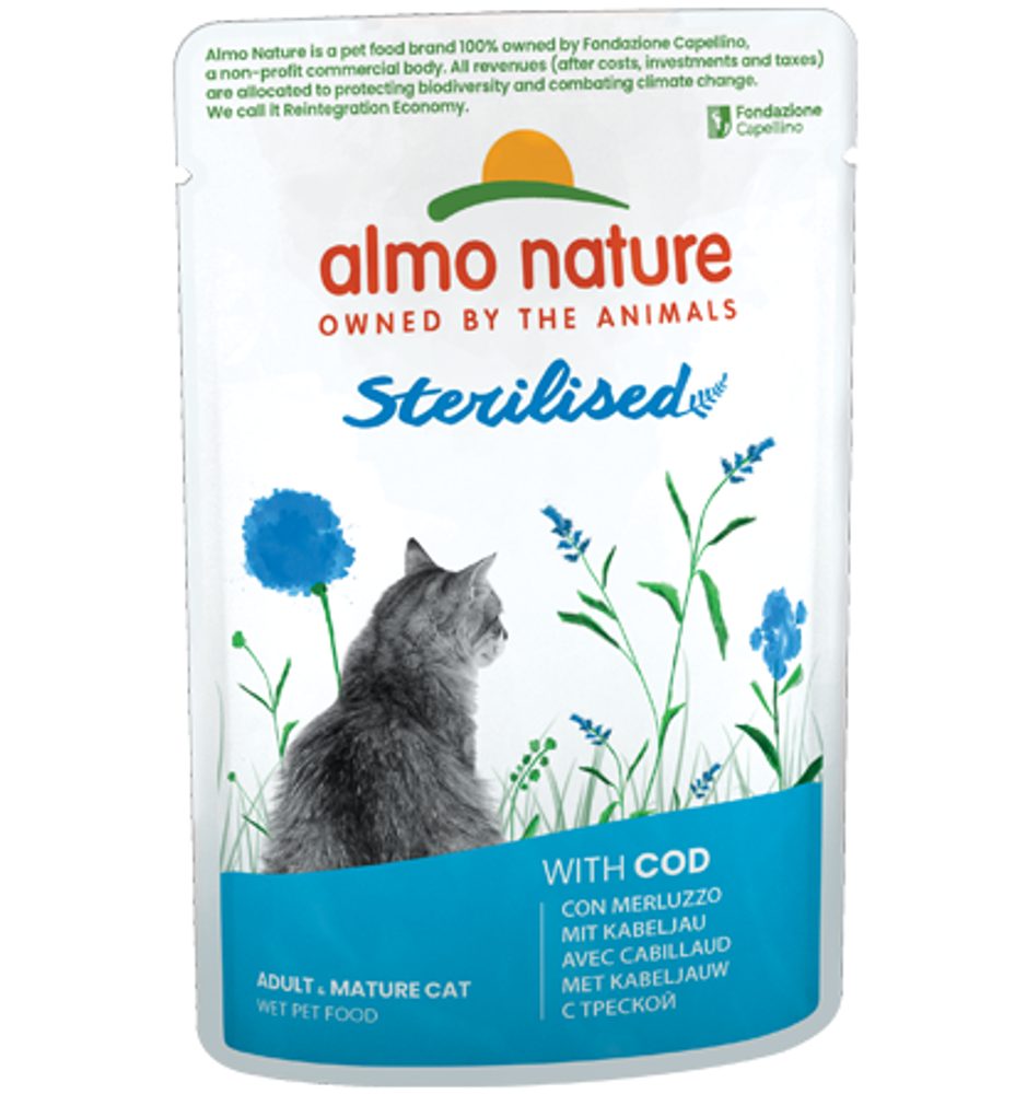 Almo Nature Holistic Sterilised - Treska 70g