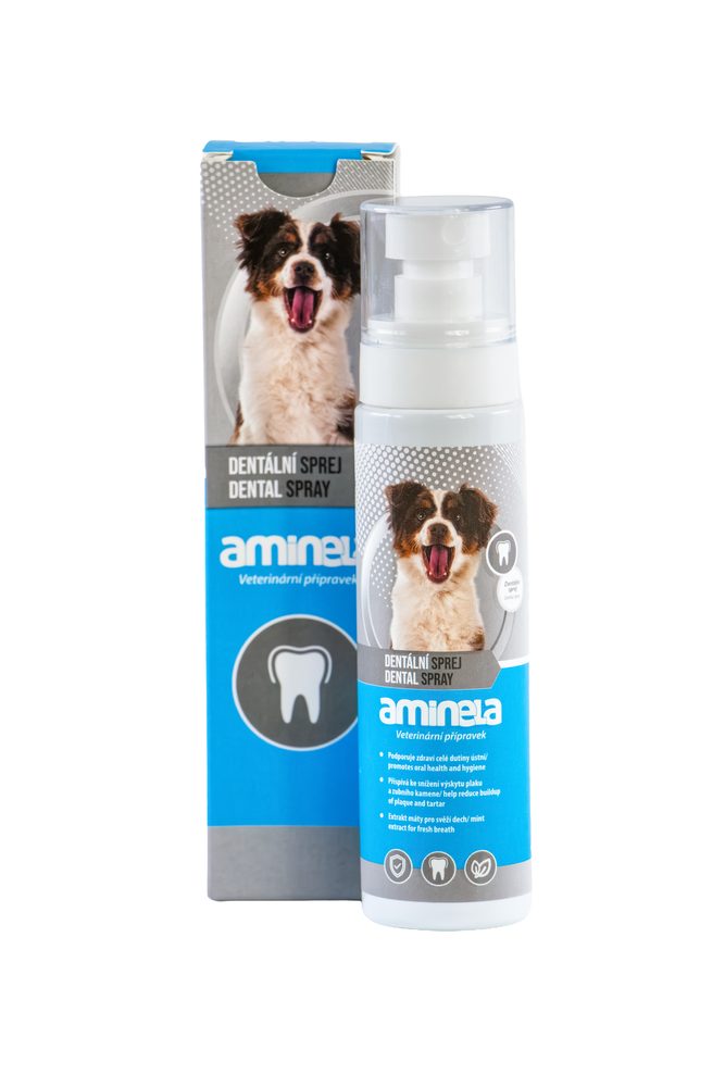 Aminela Clean Dentální sprej pro psy a kočky 100ml