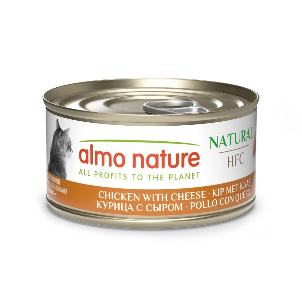 Almo Nature HFC Natural - Kuře a sýr 70g