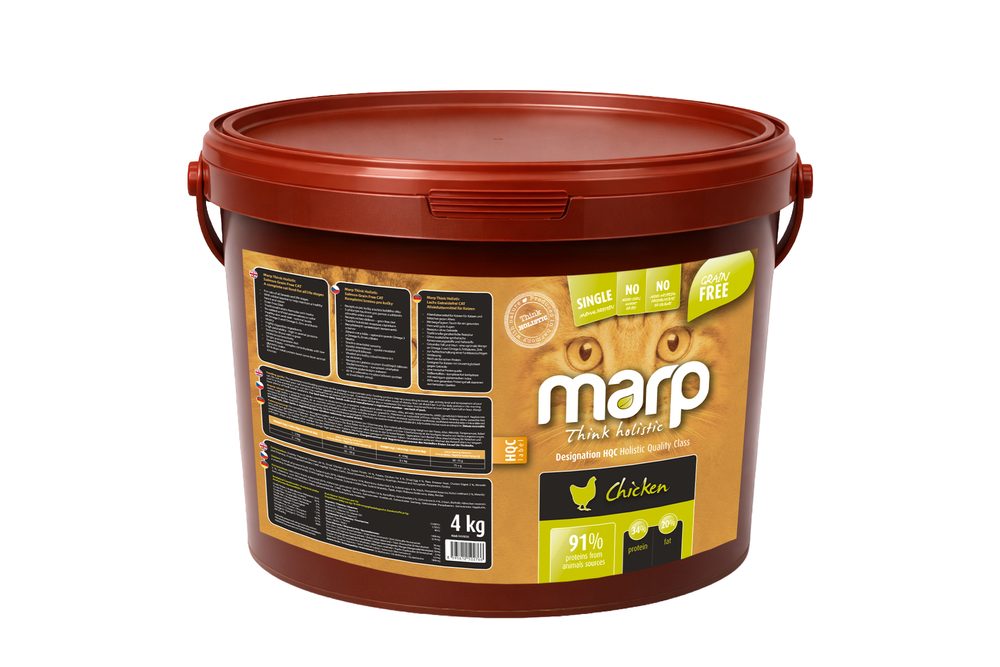 Marp Holistic Chicken CAT - kuřecí bez obilovin pro kočky 4kg
