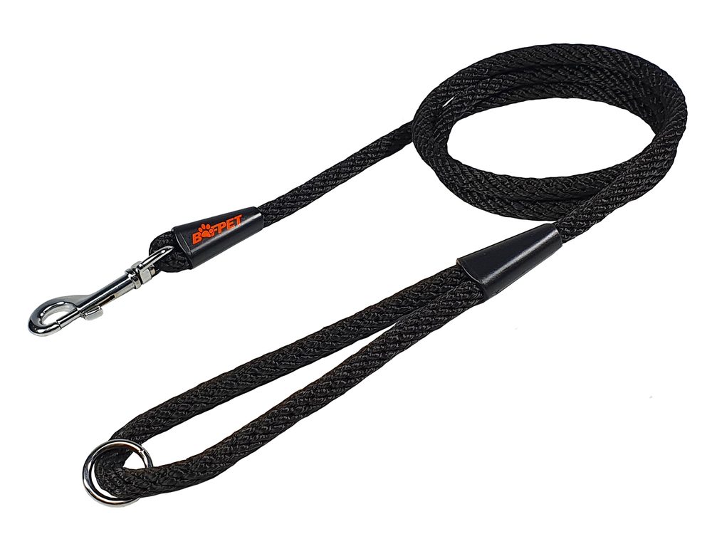 BAFPET Lanové vodítko SPIRÁLA 10mm - Černá