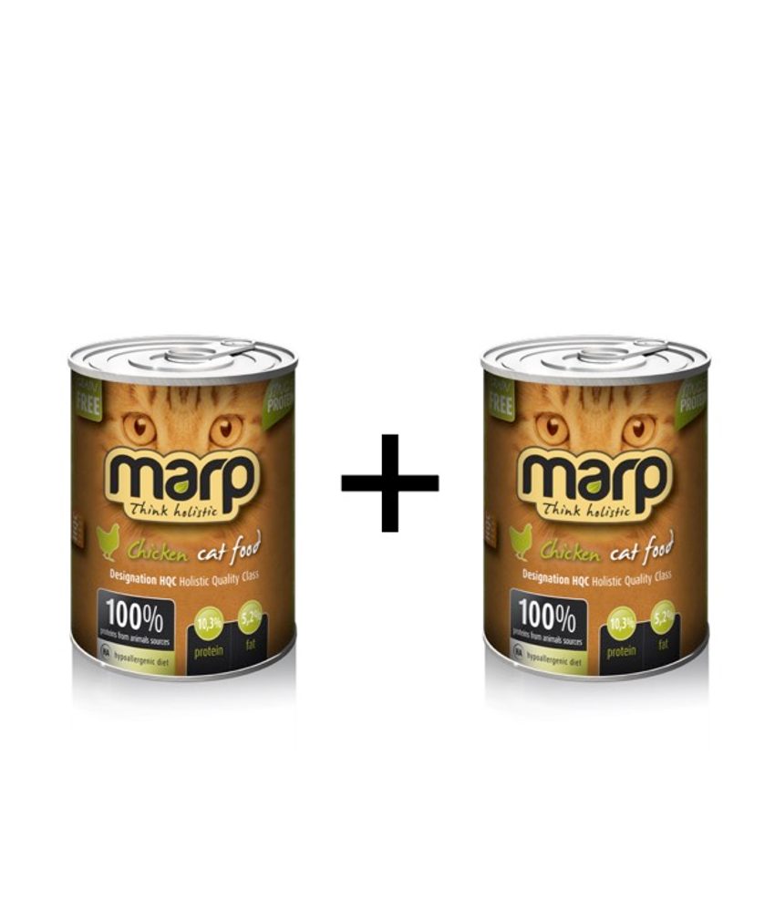 Marp Holistic Marp Chicken konzerva pro kočky s kuřecím 400g exp 02/2025 1+1 ZDARMA