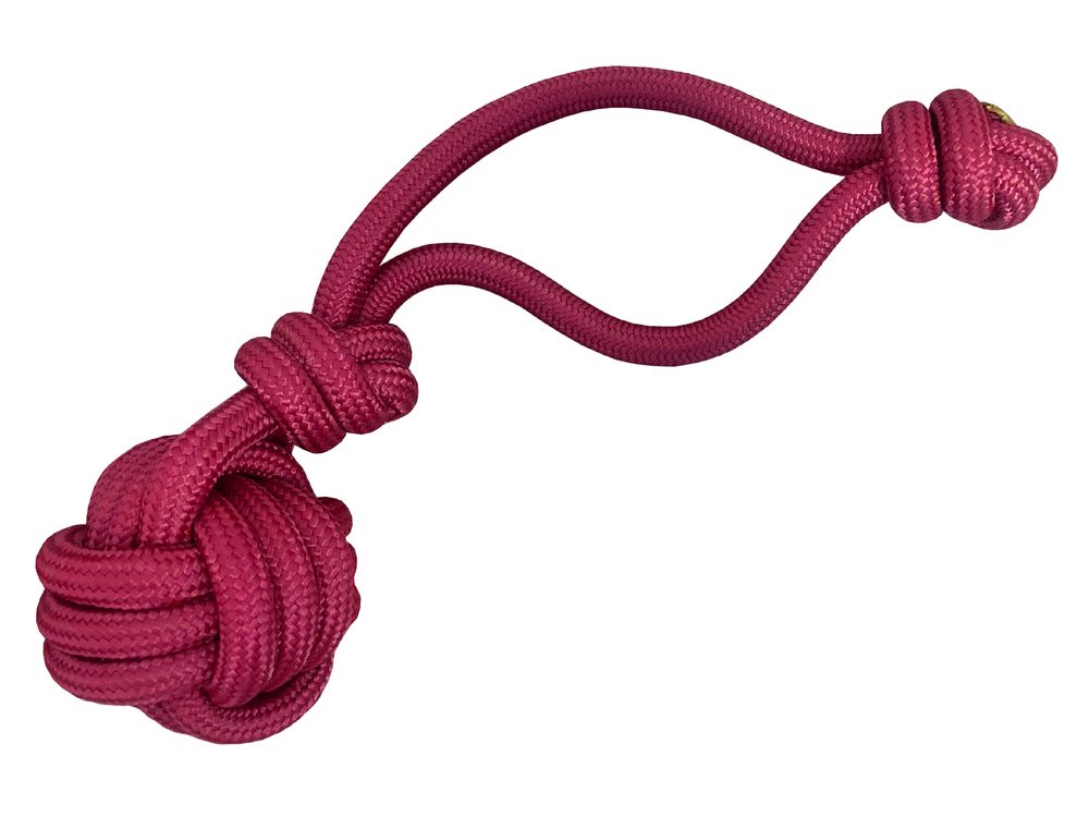 BAFPET Pešek HAMER, kulatý - Bordó - Bordó - 12mm, 8cm x 18cm 09011/M