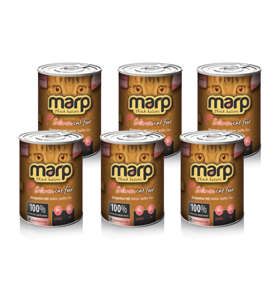 Marp Holistic Marp Salmon konzerva pro kočky s lososem 6x370g