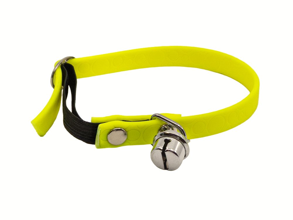 BAFPET Obojek pro kočky POLYTRACE - Žlutá