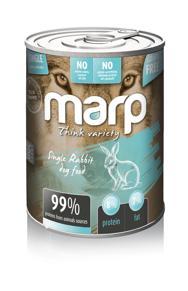 Marp Variety Single králík konzerva pro psy 400g