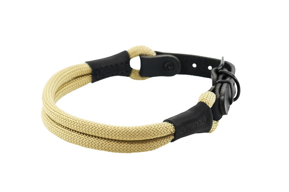 Aminela FERRATA lanový obojek - Béžová