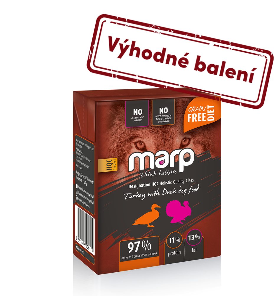 Marp Holistic krůta s kachnou tetrapak 12x375g