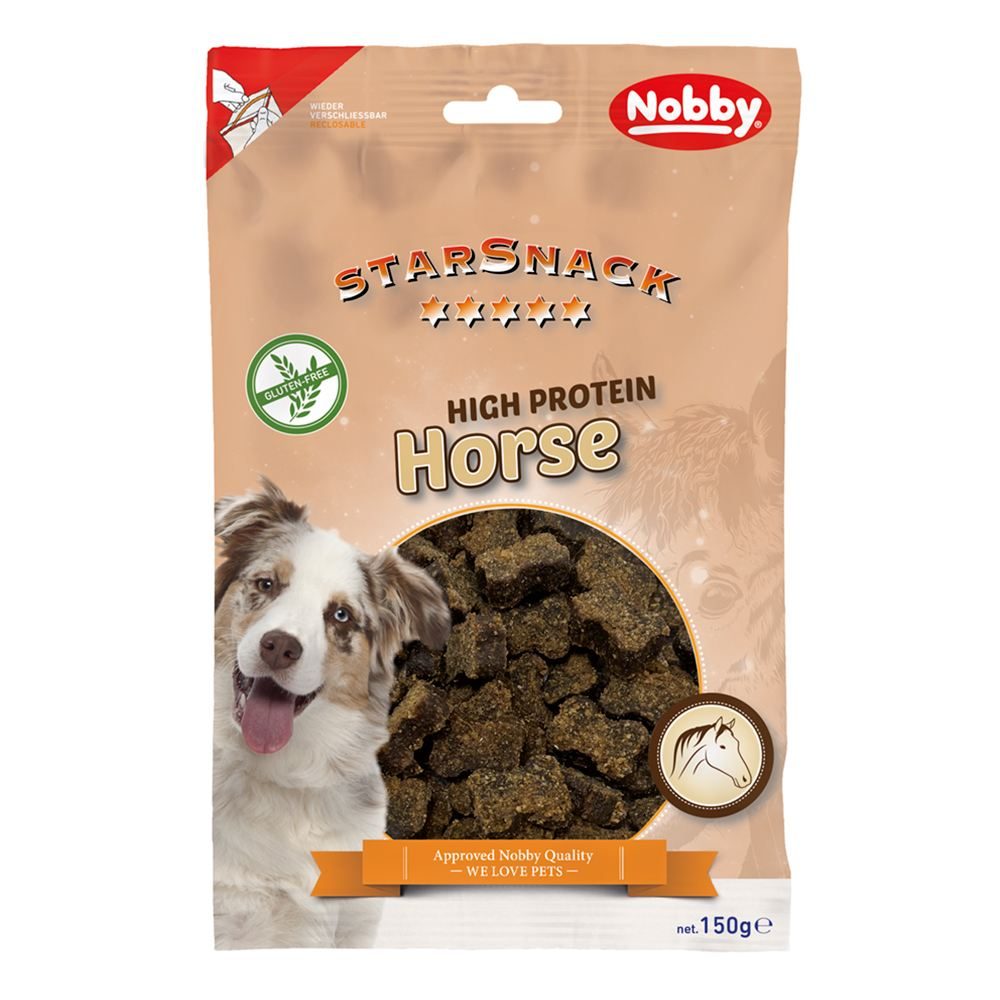 Nobby StarSnack pamlsky Kůň High Protein 150 g