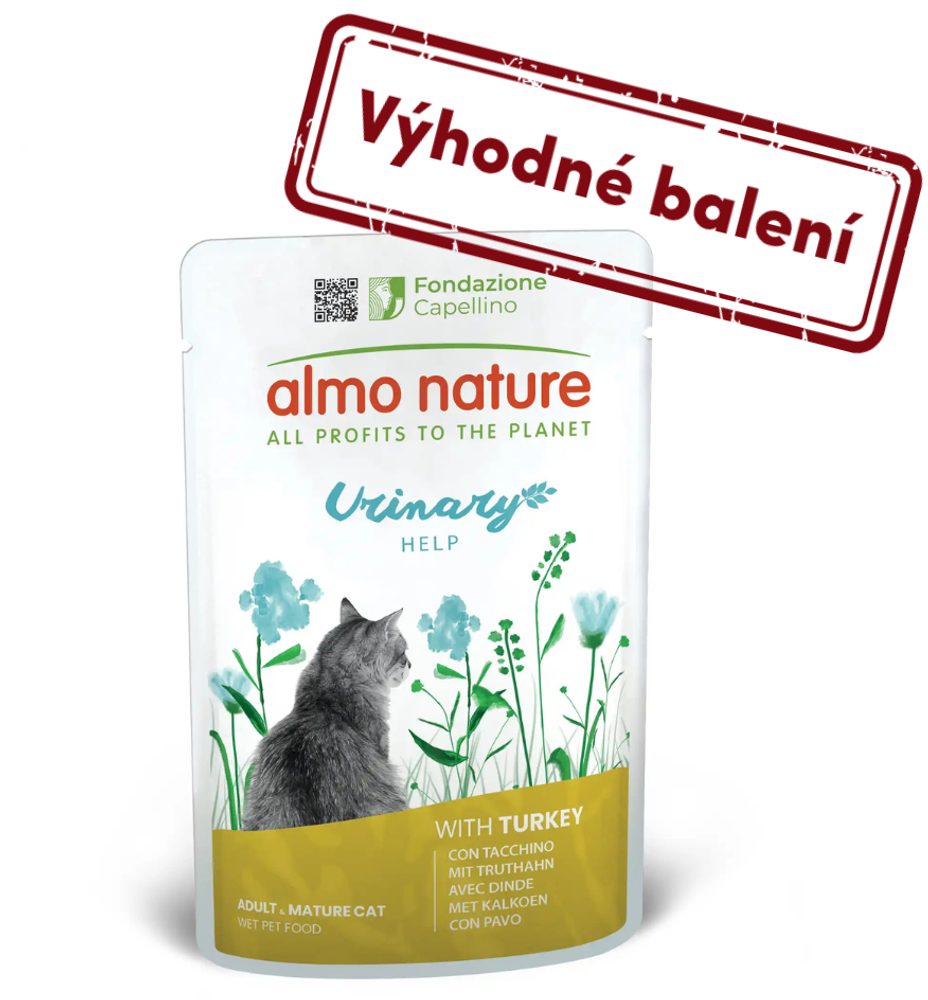 Almo Nature Holistic Urinary Help - s krůtím 70g výhodné balení 30ks