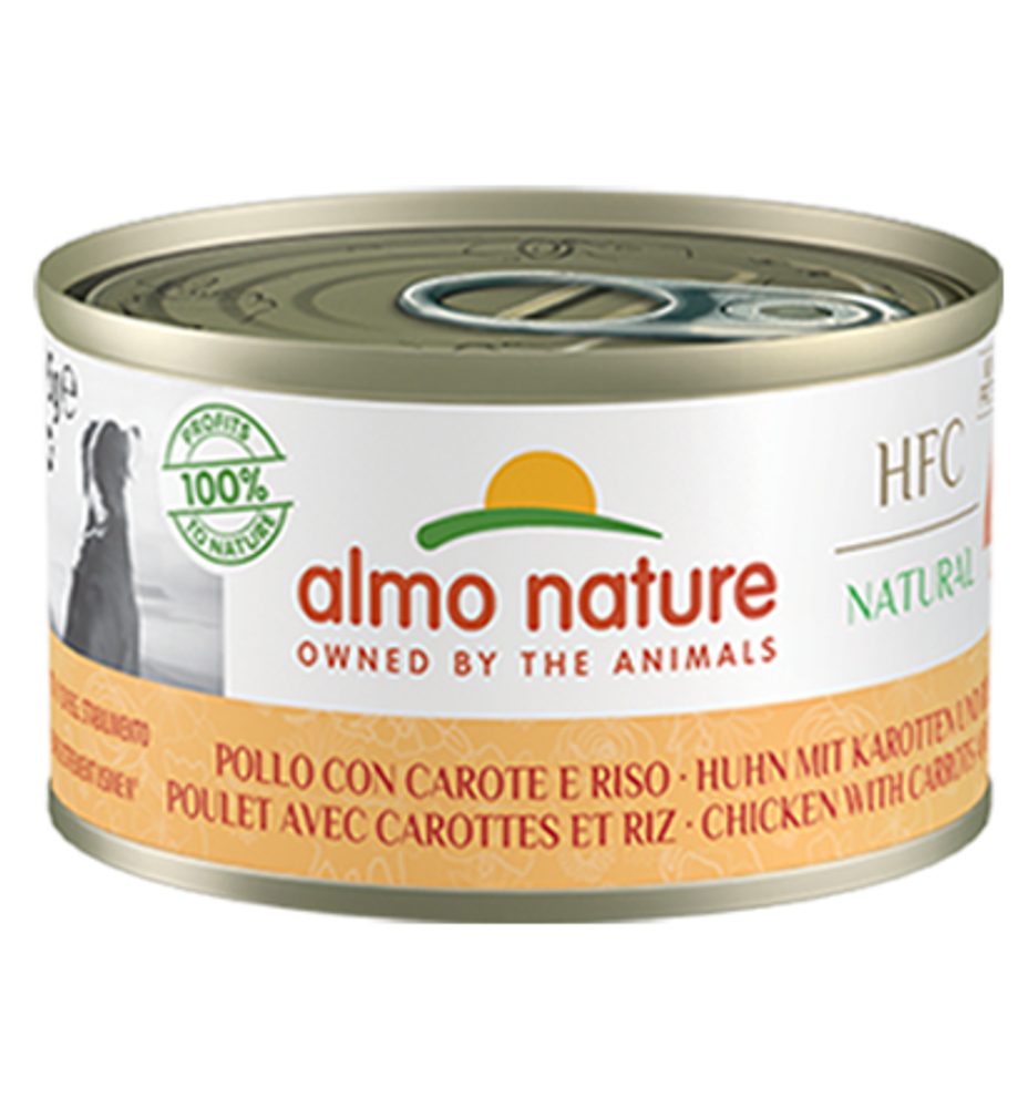 Almo Nature HFC DOG - Kuřecí s mrkví a rýží 95g
