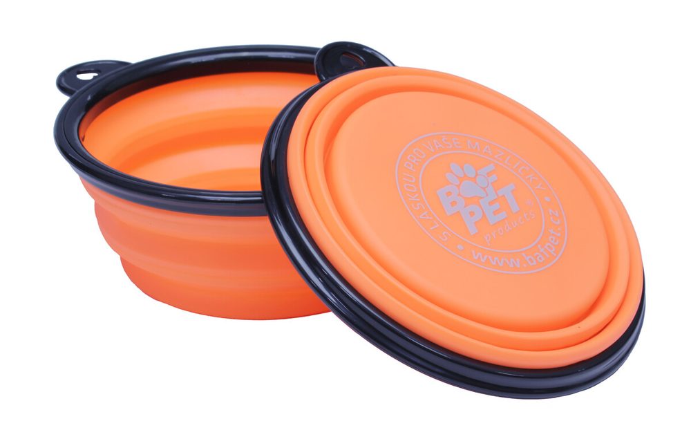 BAFPET Cestovní miska - Oranžová
