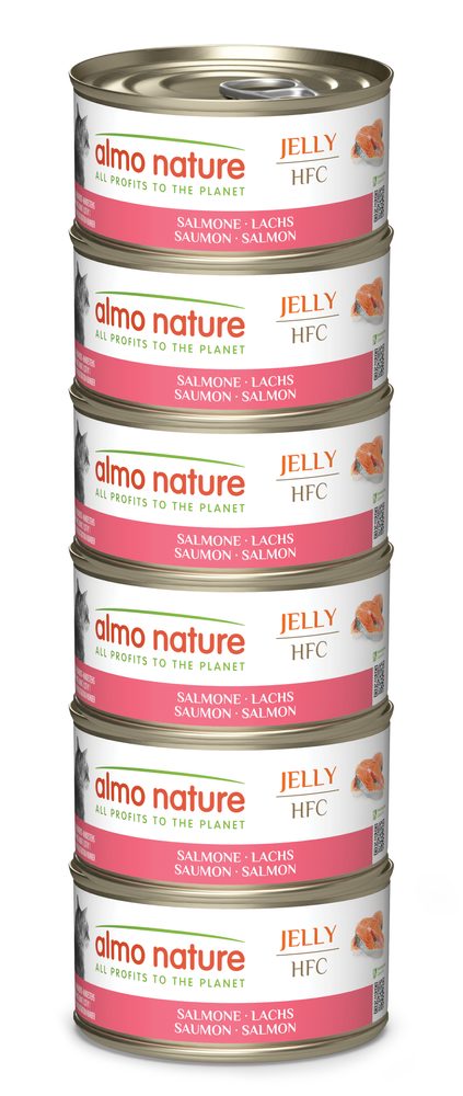 Almo Nature HFC Megapack - Losos v želé 6x70g