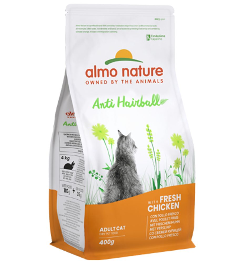 Almo Nature Anti-Hairball - s čerstvým kuřetem 400g