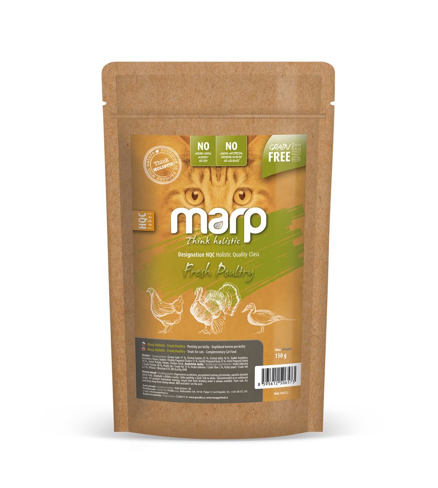 Marp Holistic Fresh Poultry - pamlsky pro kočky 150g