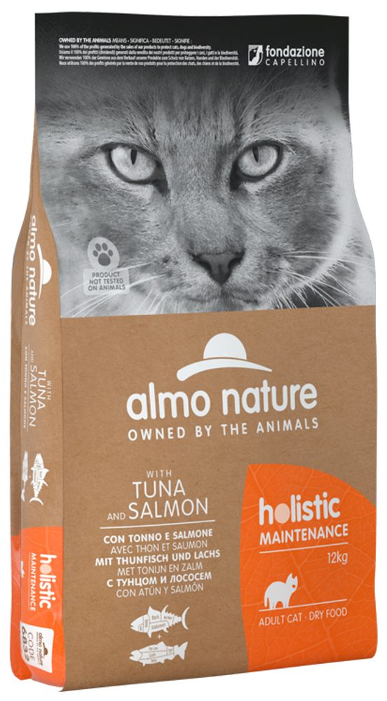 Almo Nature Holistic Maintenance s tuňákem a lososem 12kg