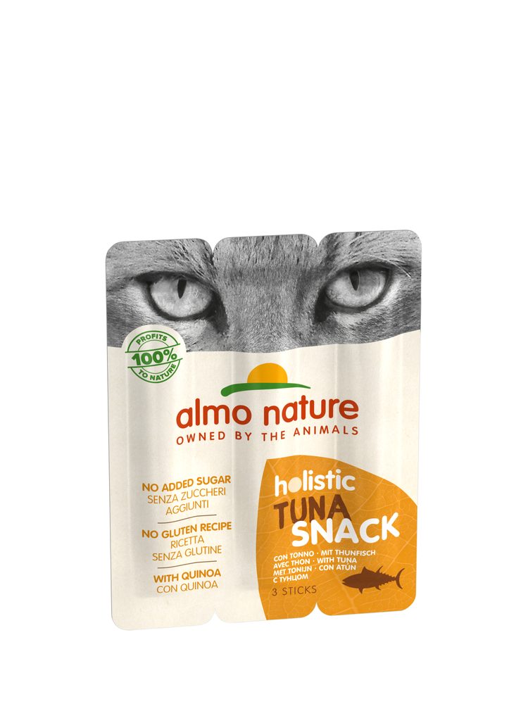 Almo Nature Snack s tuňákem pro kočky exp 08/2024 SLEVA 15%