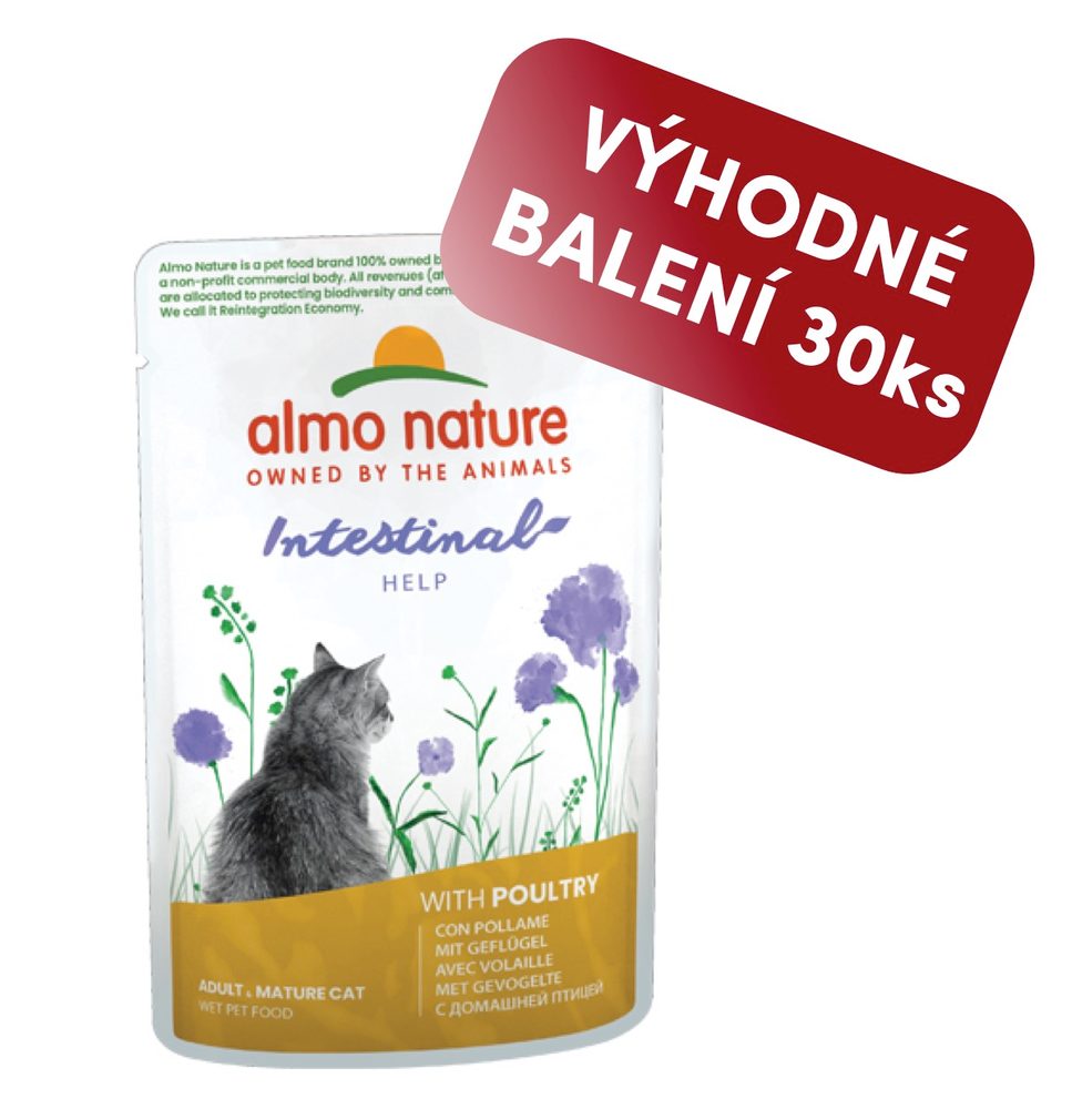 Almo Nature Holistic Intestinal Help s kuřetem 70g výhodné balení 30ks