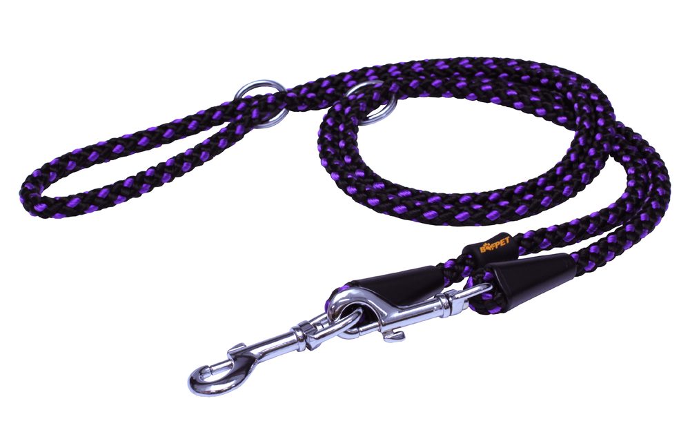 BAFPET Lanové přepínací vodítko UZLÍK 10mm - Fialová