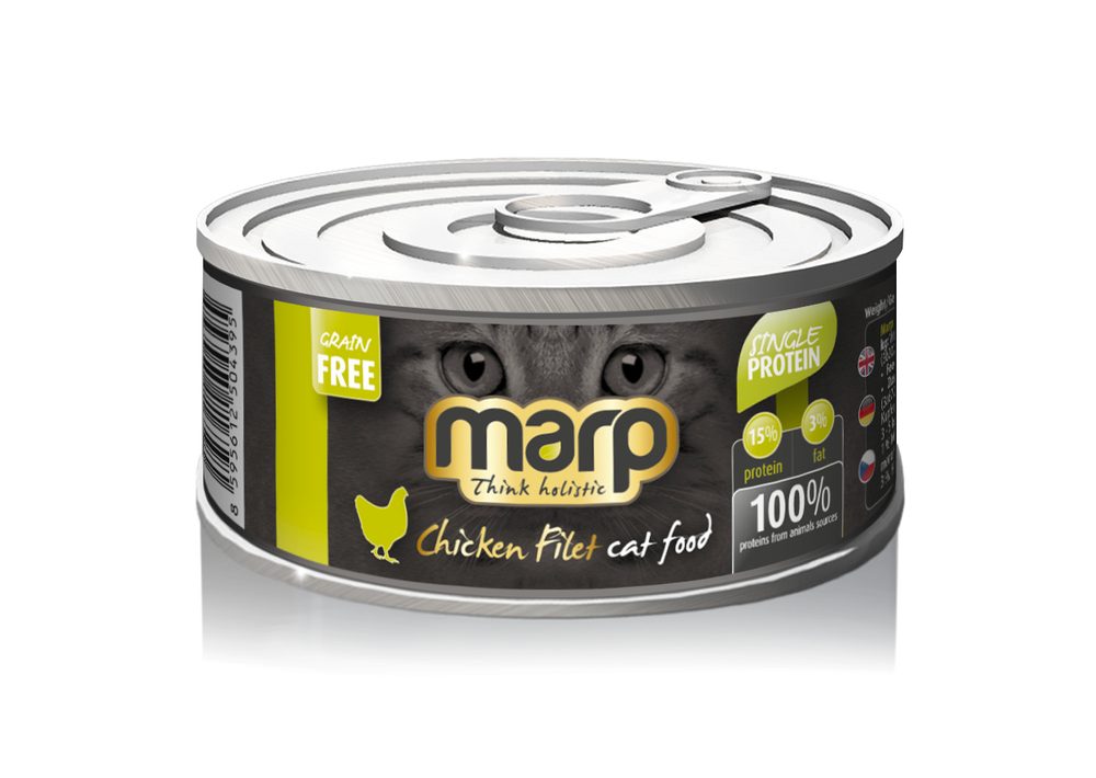 Marp Holistic Marp Chicken Filet konzerva pro kočky s kuřecími prsy 70g