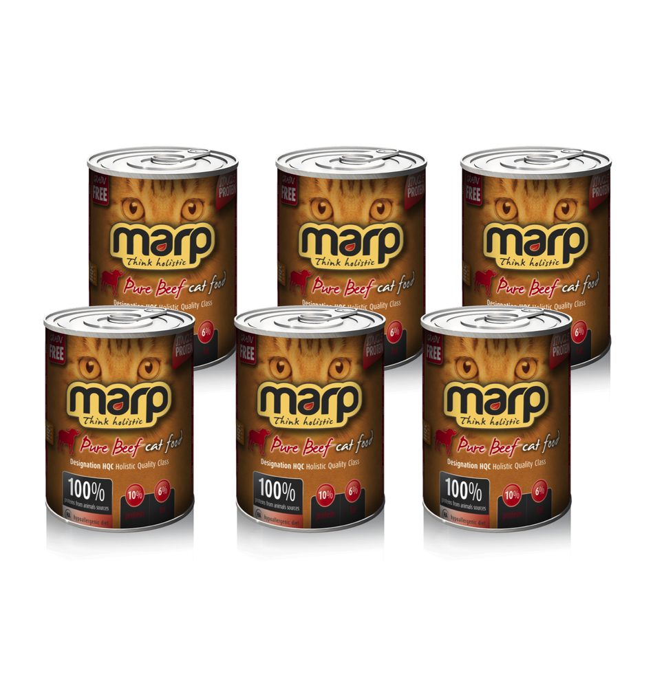 Marp Holistic Marp Beef konzerva pro kočky s hovězím 6x400g