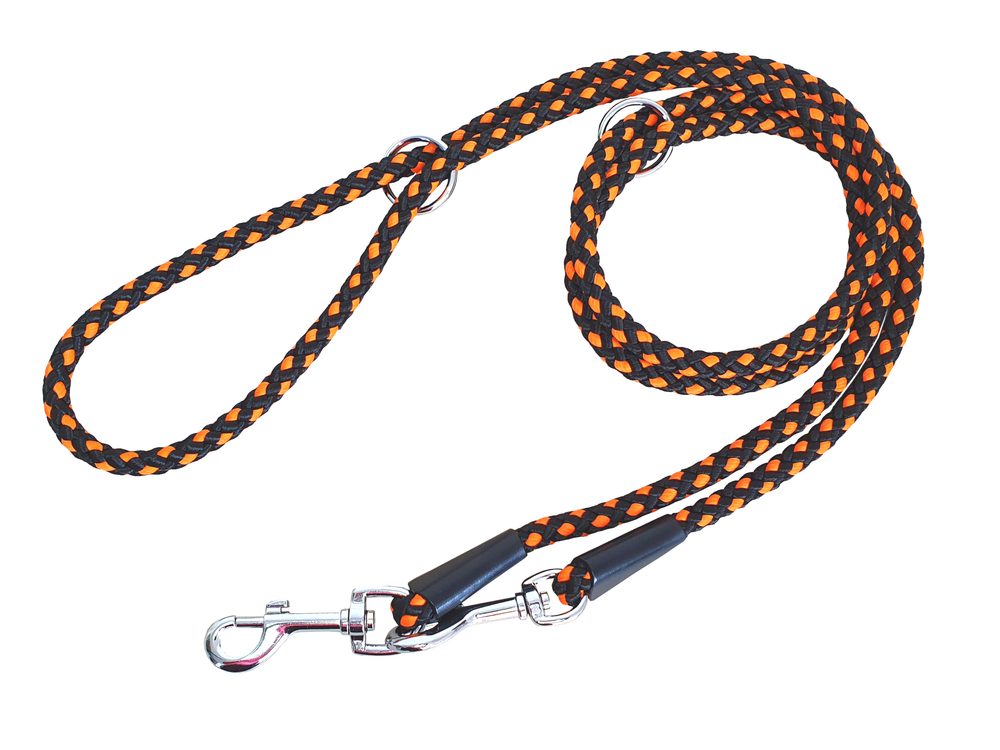 BAFPET Lanové přepínací vodítko UZLÍK 10mm - Oranžová