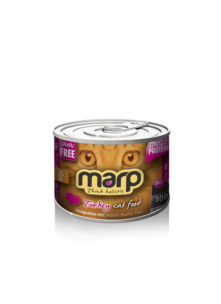 Marp Holistic Marp Turkey konzerva pro kočky s krůtou 200g EXP 08/2026 SLEVA 20%