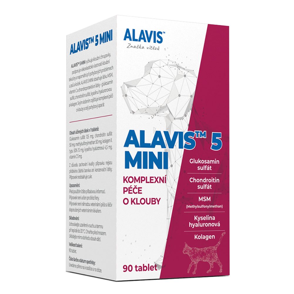 ALAVIS™ 5 mini 90 tablet exp 05/2025 SLEVA 30%