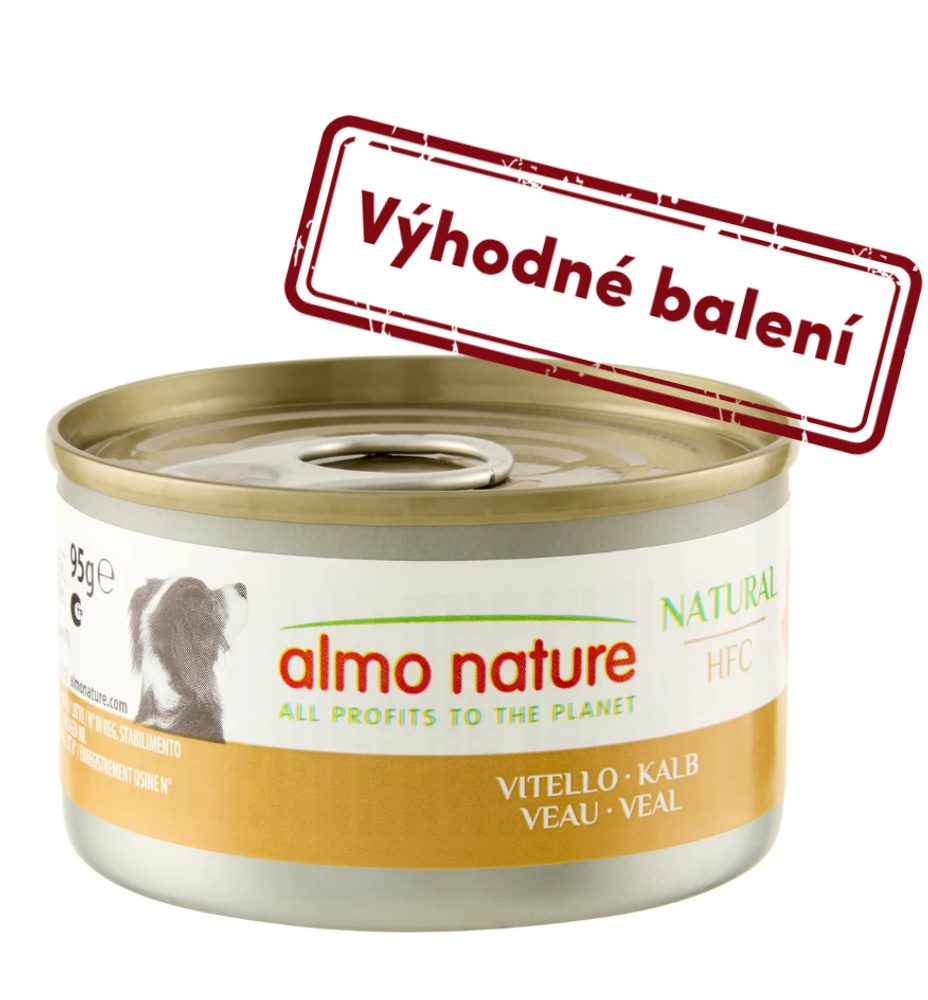 Almo Nature HFC Natural - Telecí 95g výhodné balení 24ks