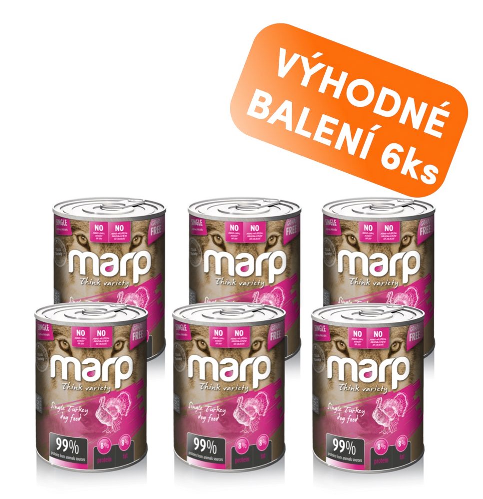 Marp Variety Single krůta konzerva pro psy 6x400g