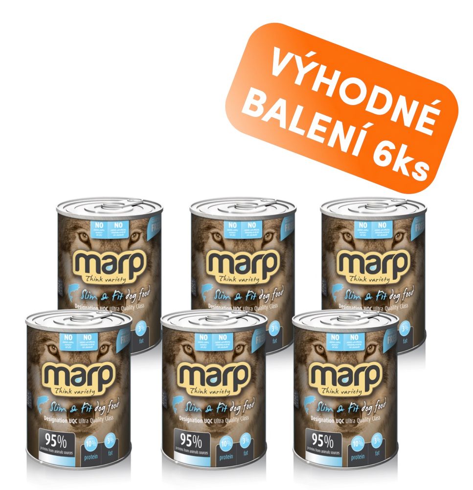 Marp Variety Slim and Fit konzerva pro psy 6x400g