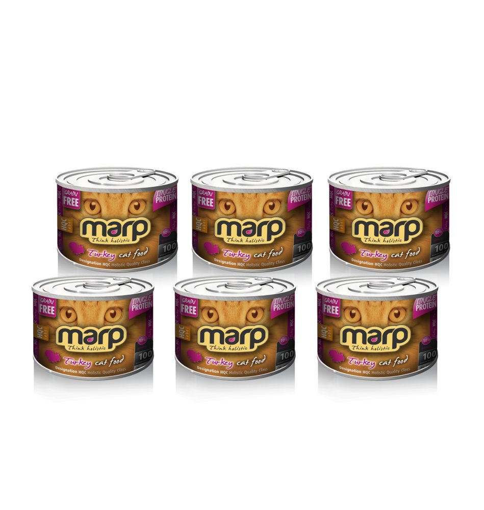 Marp Holistic Marp Turkey konzerva pro kočky s krůtou 6x200g