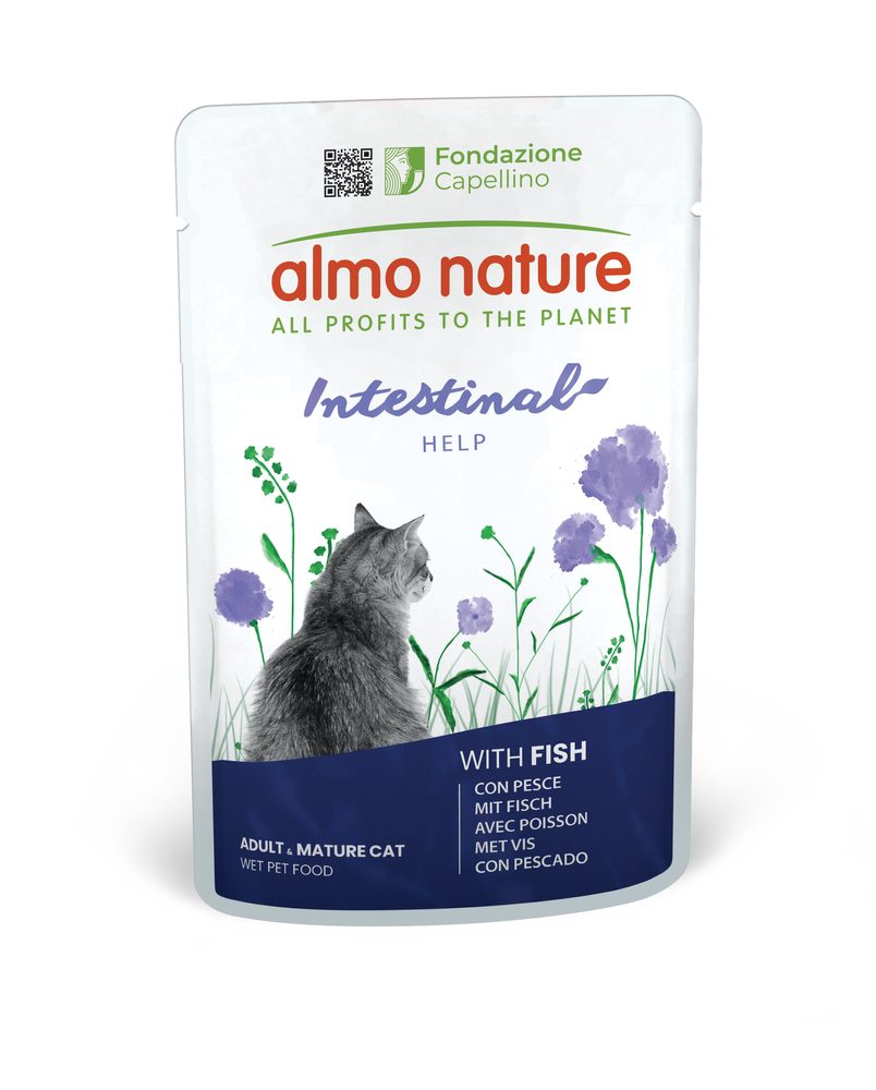 Almo Nature Holistic Intestinal Help - s rybou 70g výhodné balení 30ks