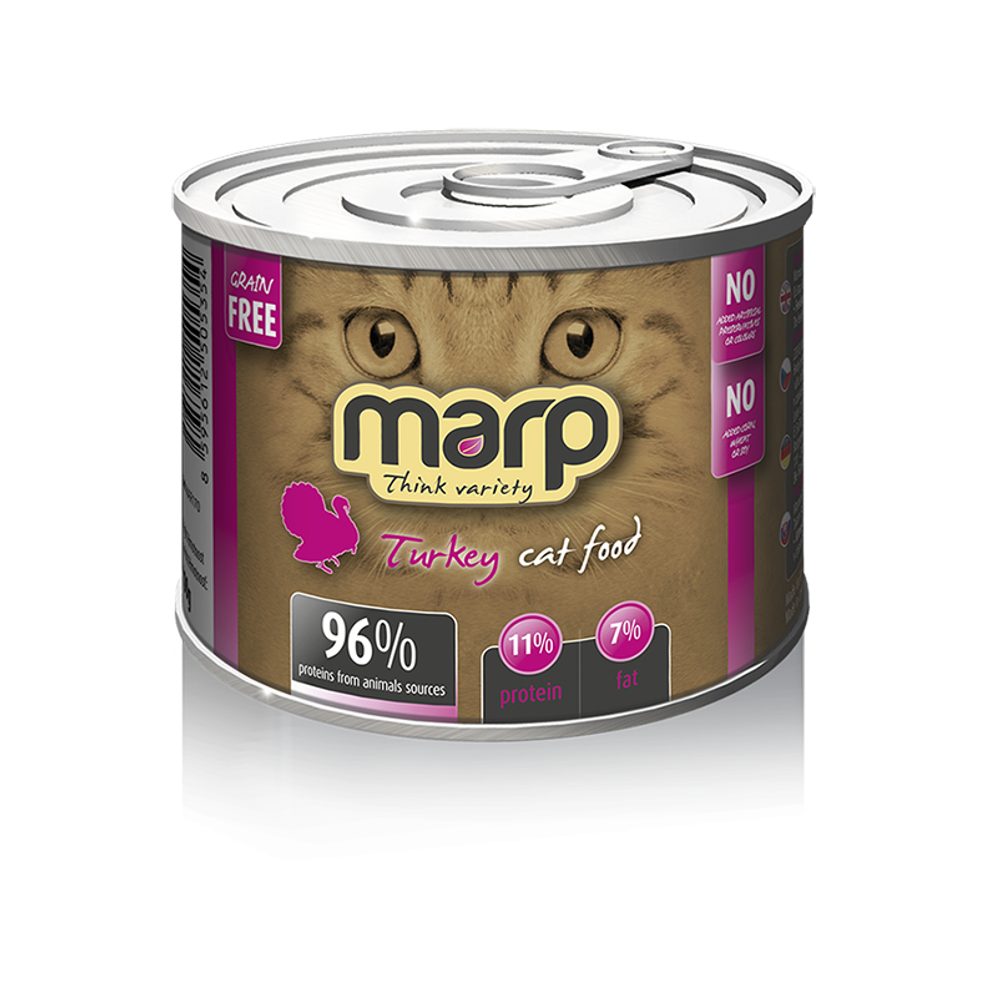 Marp Variety Turkey CAT konzerva pro kočky s krůtou 200g