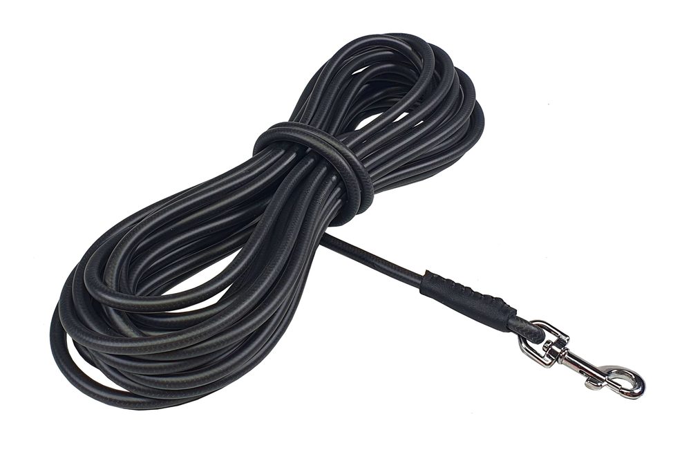 BAFPET Vodítko stopovací POLYTRACE, kulaté - Černá