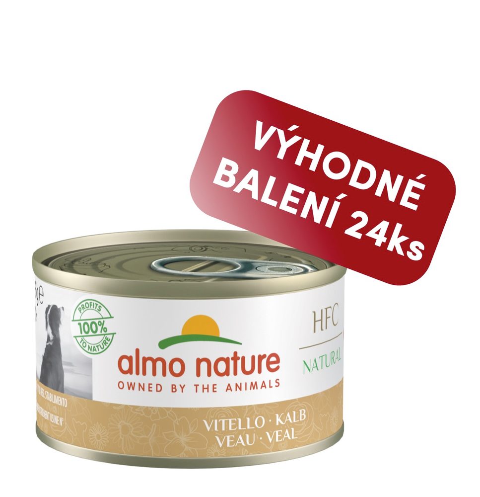 Almo Nature HFC DOG - Telecí 95g výhodné balení 24ks
